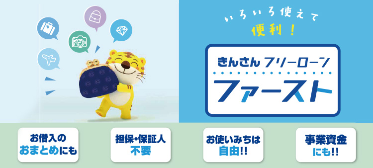 きんさんフリーローン ファースト