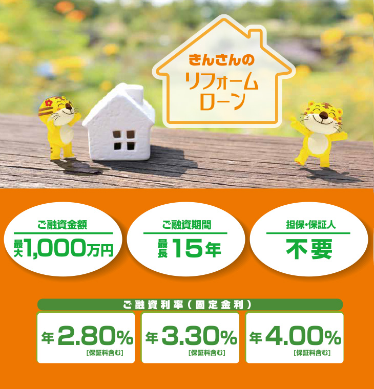きんさん「リフォームローン」